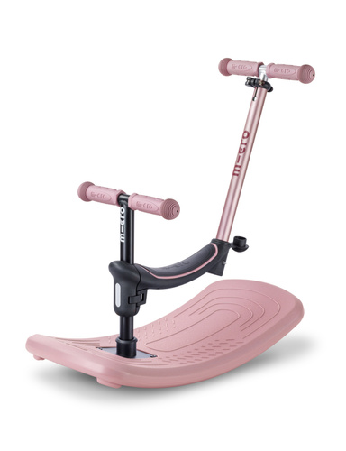 MICRO - swing scooter Mini Deluxe Rock&Go LED, dusty rose