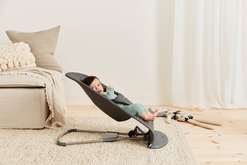 BABYBJÖRN - Bouncer Bliss Woven - Anthracite + Toy