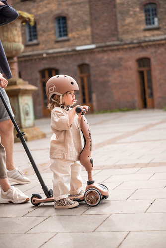 SCOOTANDRIDE - Highwaykick Push and Go 2in1 Ride and scooter 1-5 years Wildberry