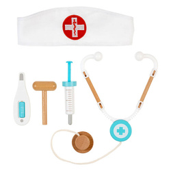 Souza! -  Kostium doktora lekarza zestaw z opaską i akcesoriami 4-7 lat