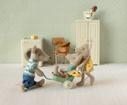 MAILEG - tricycle mouse, Big Brother, brown