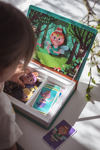 Janod - Magnetic puzzle World of fairy tales Magnetibook