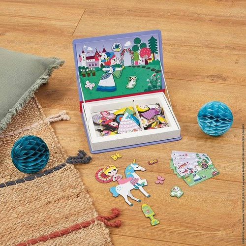 Janod - Magnetic Puzzle Princess Magnetibook collection 2018