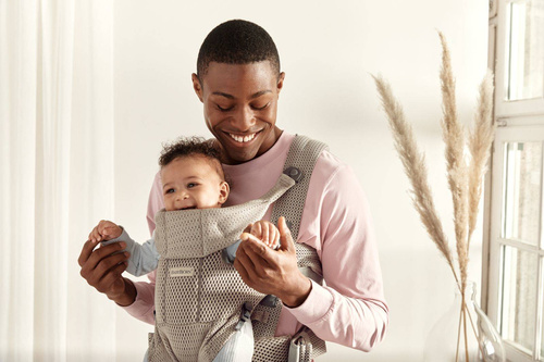 BABYBJÖRN - Baby Carrier Move - Grey Beige, 3D Mesh