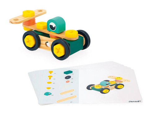 Janod - 100-piece Brico'kids 3+ constructor set