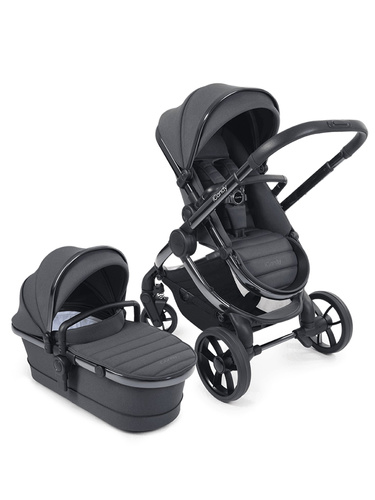 iCandy Peach 7 Pushchair and Carrycot Dark Grey - Complete Bundle