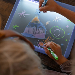 Kidywolf – illuminated tablet for learning how to draw manga K-DRAW-PRO, blue