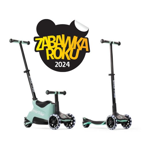 smarTrike - Xtend Scooter 4in1 + Ride-on - Soft Green