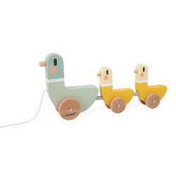 Janod - Drewniane kaczki do ciągnięcia Sweet Cocoon 12 m+