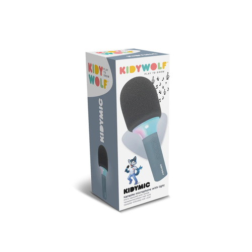 Kidywolf – glowing karaoke microphone Kidymic, blue