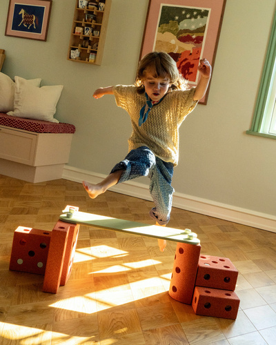 MODU - 2x Beams, Burnt Orange / Dusty Green