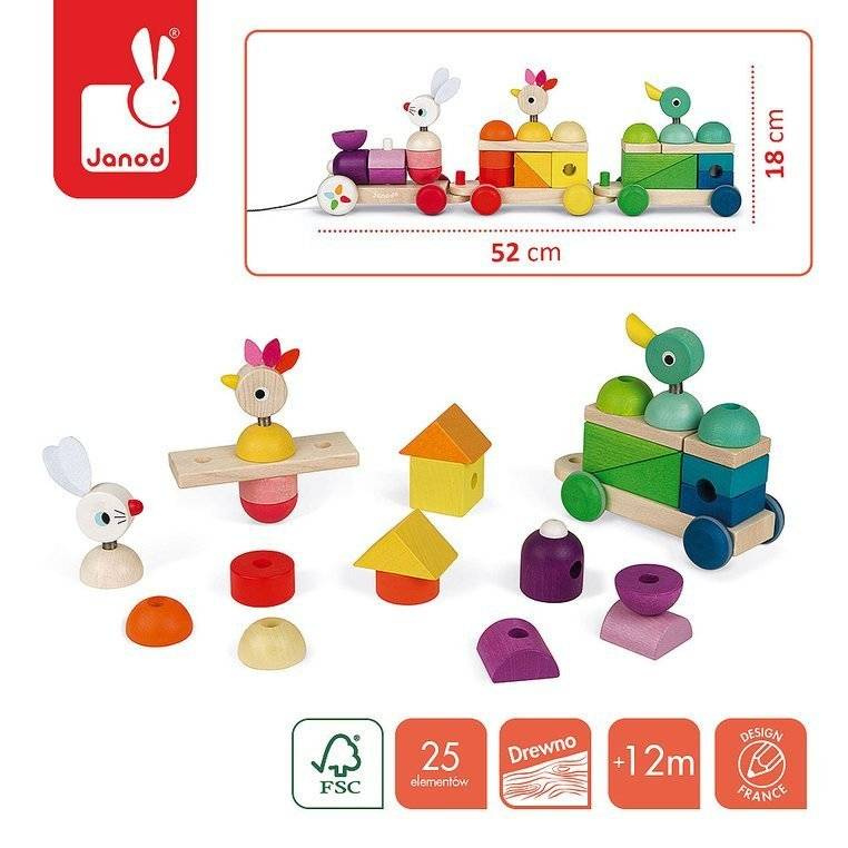 Zigolos giant hot sale multicolored train