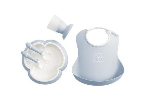 BABYBJORN - Baby Dinner Set - Powder Blue