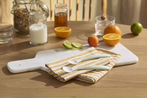 BABYBJÖRN - Baby feeding spoon, 2-pack, Powder Green