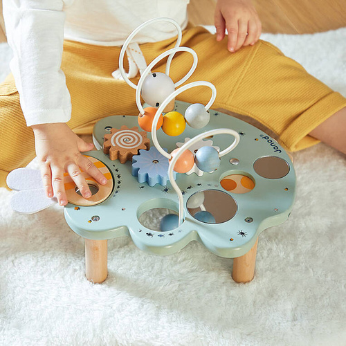 Janod - Multifunctional educational table Leaf Sweet Cocoon 18m+
