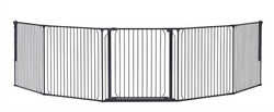 Baby Dan - Carl Wide 3X outdoor safety gate, black
