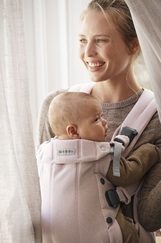 BABYBJORN - Baby Carrier Harmony, Woven, Light pink mélange