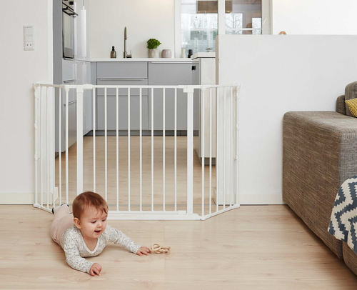Baby Dan - Safety gate FLEX M, white