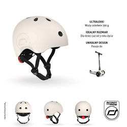 SCOOTANDRIDE - S-M helmet for children 3+ Ash