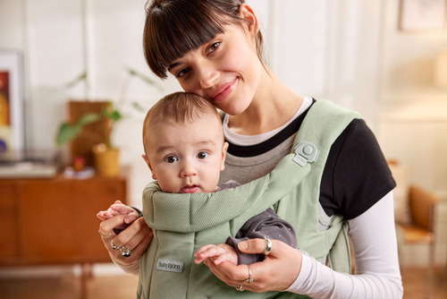 BABYBJORN - Baby Carrier HOLD, WOVEN, Light Green