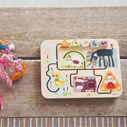 LILLIPUTIENS - Farma wooden sensory labyrinth 18 m +