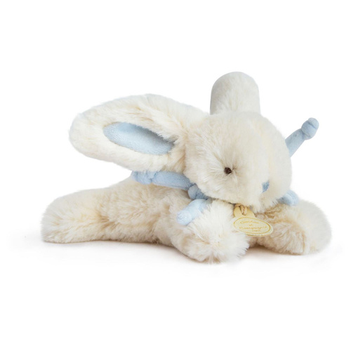 DOUDOU - Bonbon plush rabbit Doudou et Compagnie, 16 cm, blue