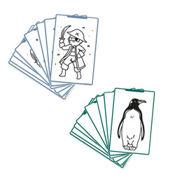 KIDYWOLF – refill set for KIDYDRAW-MINI 3+: Animals of the World, Oceans, and Pirates