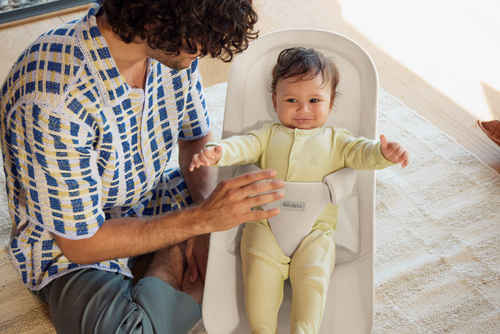 BABYBJÖRN - bouncer BEGIN MESH, Cream