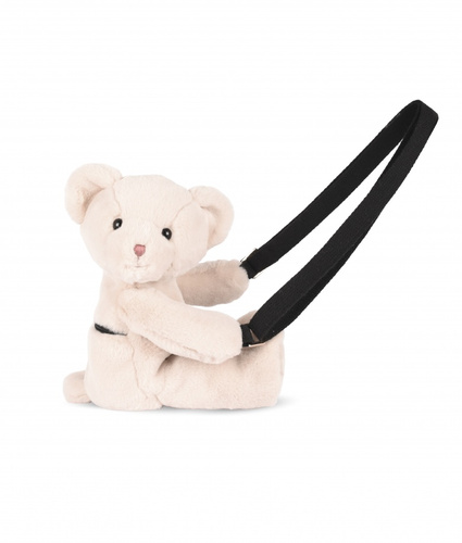 DOUDOU – plush teddy bear shoulder bag, Doudou et Compagnie, ivory