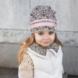 Elodie Details - Winter Beanie - Blue Garden- 0-6 months