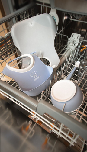 BABYBJORN - Dinnerware Set, 8 pcs - Light Grey