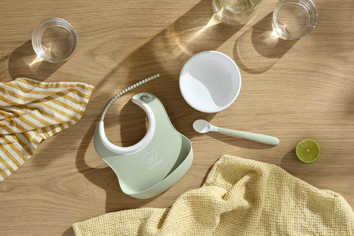 BABYBJORN - Dinnerware Set, 8 pcs - Powder Green
