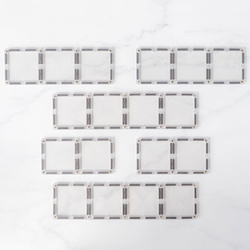 CONNETIX - Clear Rectangle Pack - 12 pc.