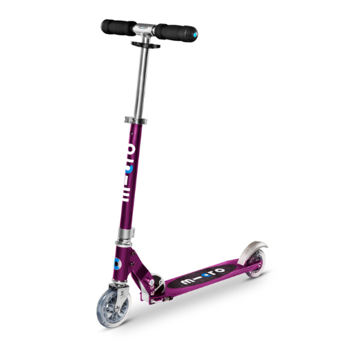 MICRO - two-wheeled scooter for children from 5 years Sprite, purple metallic