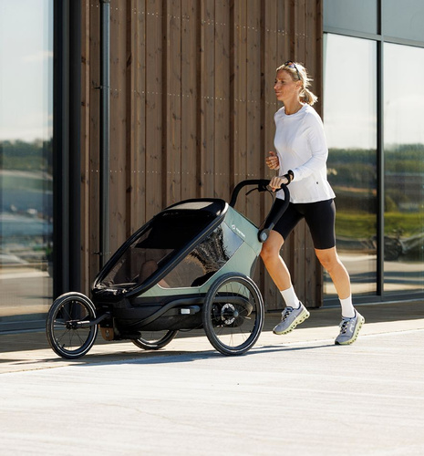 Hamax - Outback Next Bike Trailer, double, dusty green