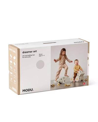 MODU - Dreamer set, Sand Grey / Honey Yellow
