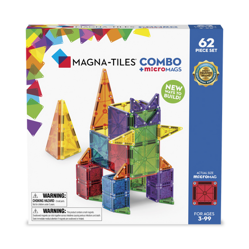 MAGNA-TILES - magnetic tiles Combo - 62 el.