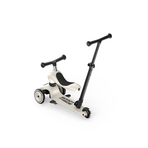 SCOOTANDRIDE - Highwaykick Push and Go 2in1 Ride and scooter 1-5 years Ash