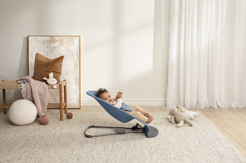 BABYBJÖRN - Bouncer BLISS Woven - Mélange, Blue