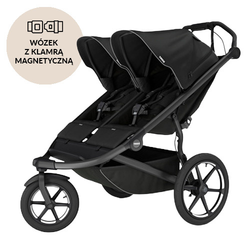 Thule Urban Glide 3 Stroller - Mist Green on Black