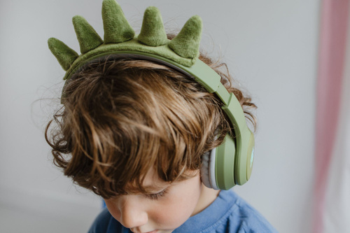 Kidywolf - Bluetooth headphones with magnetic ears KIDYEARS, dino
