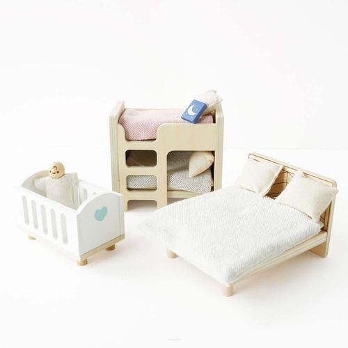 Le Toy Van – Wooden dollhouse furniture, Large set