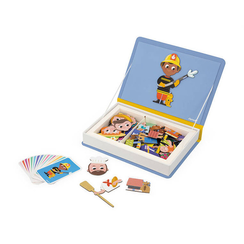 Magnetyczna układanka Zawody Magnetibook, Janod