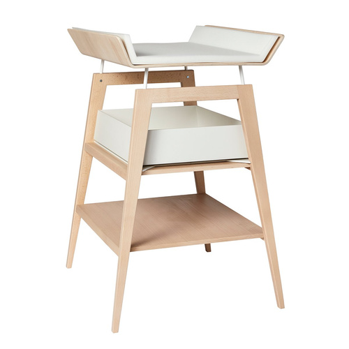 LEANDER LINEA™ CHANGING TABLE W. FOAM CUSHION, BEECH