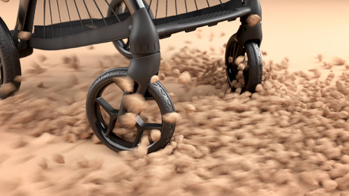 CORE Pushchair and Carrycot Atlantis Blue