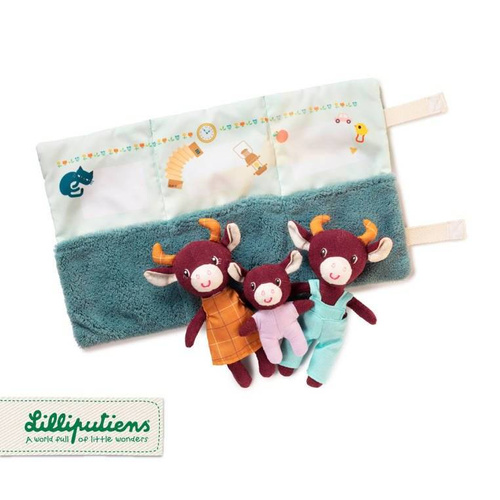 LILLIPUTIENS - Mini - cuddly family of fudges with a fold-out mat Rosalie Fudge 2 years +