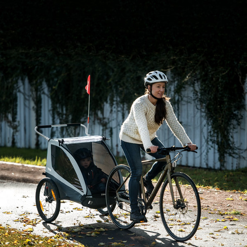 THULE Coaster - bike trailer - double, blue