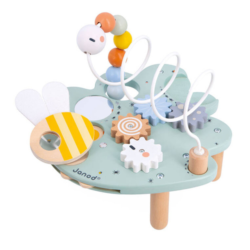 Janod - Multifunctional educational table Leaf Sweet Cocoon 18m+