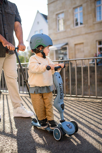 SCOOTANDRIDE - Highwaykick Push and Go 2in1 Ride and scooter 1-5 years Steel