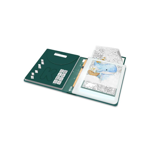Kidywolf - K-DRAW-PAD - backlit drawing tablet, animals, green